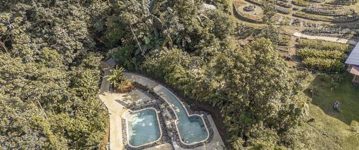 piscine, nature, extérieur, aérien